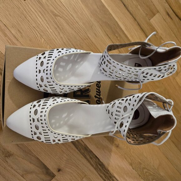 Bared Footwear - White Cutout Heels - Size 42 - Picture 3 of 10